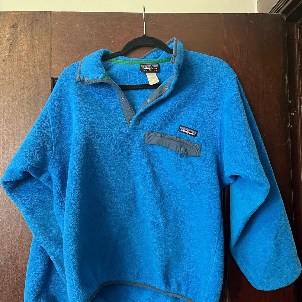 Patagonia Men's Vibrant Blue Pullover Sweater